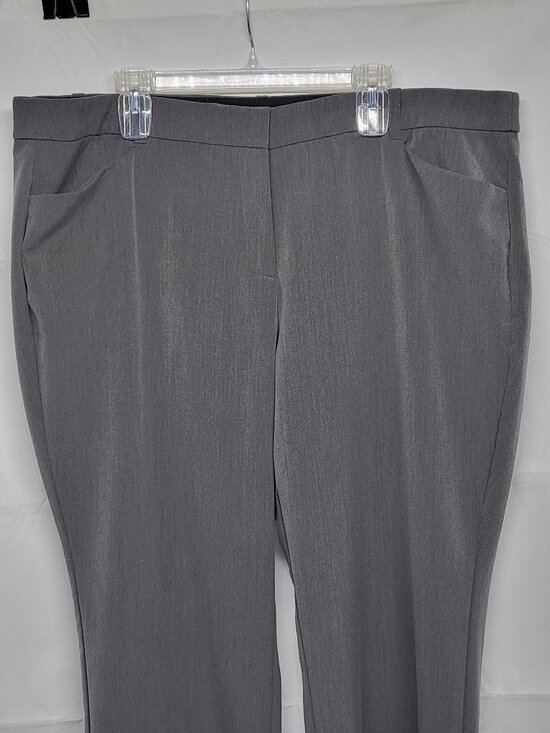Lane Bryant Dress Pants The Houston Womens 22S Comfort Waist Wide Leg Pockets - Picture 2 of 16